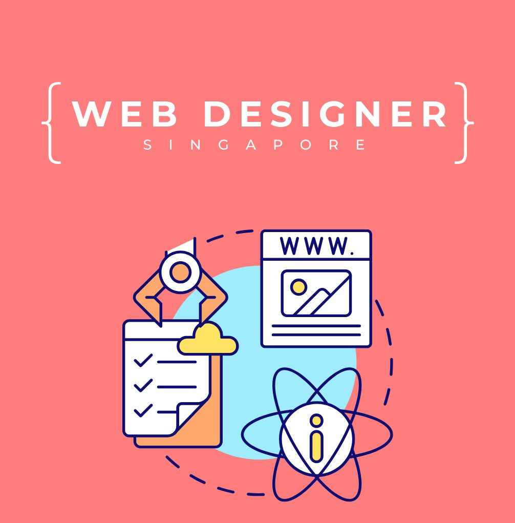 Custom website design by a freelance website designer Singapore