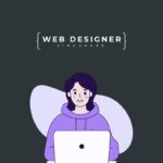 Dark mode website design example by Singapore freelance web designer