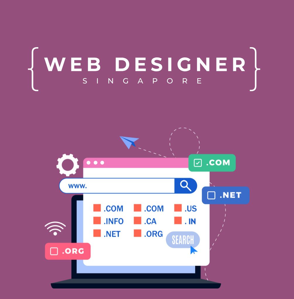 Freelance Web Designer Singapore explaining domain names