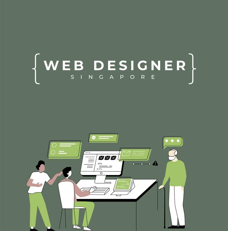Minimalistic website design by Singapore freelance web designer